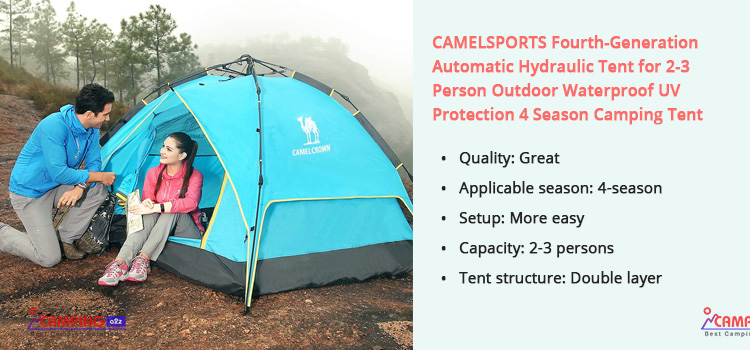 CAMEL Sports Fourth Generation Automatic Hydraulic Tent