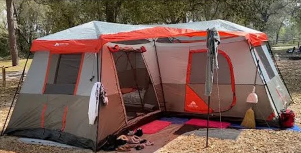 ozark trail tent with AC Port